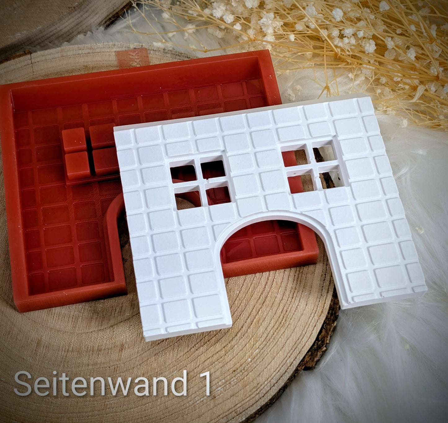 Silikonform für Lichthäuschen / Dekohäuschen / Standardhaus / Vogelhäuschen / Pflanzhäuschen / Raysin / Silikonform