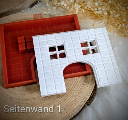 Silikonform für Lichthäuschen / Dekohäuschen / Standardhaus / Vogelhäuschen / Pflanzhäuschen / Raysin / Silikonform