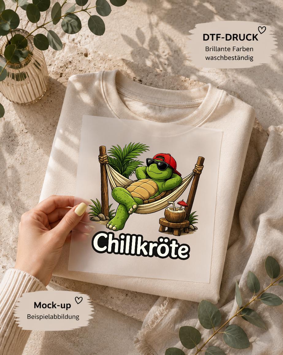 Chillkröte / DTF Print / Bügelbild / Bär / Unisex