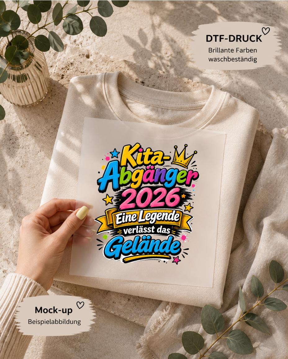 Kita Angänger / DTF Print / Bügelbild / Legende / Unisex