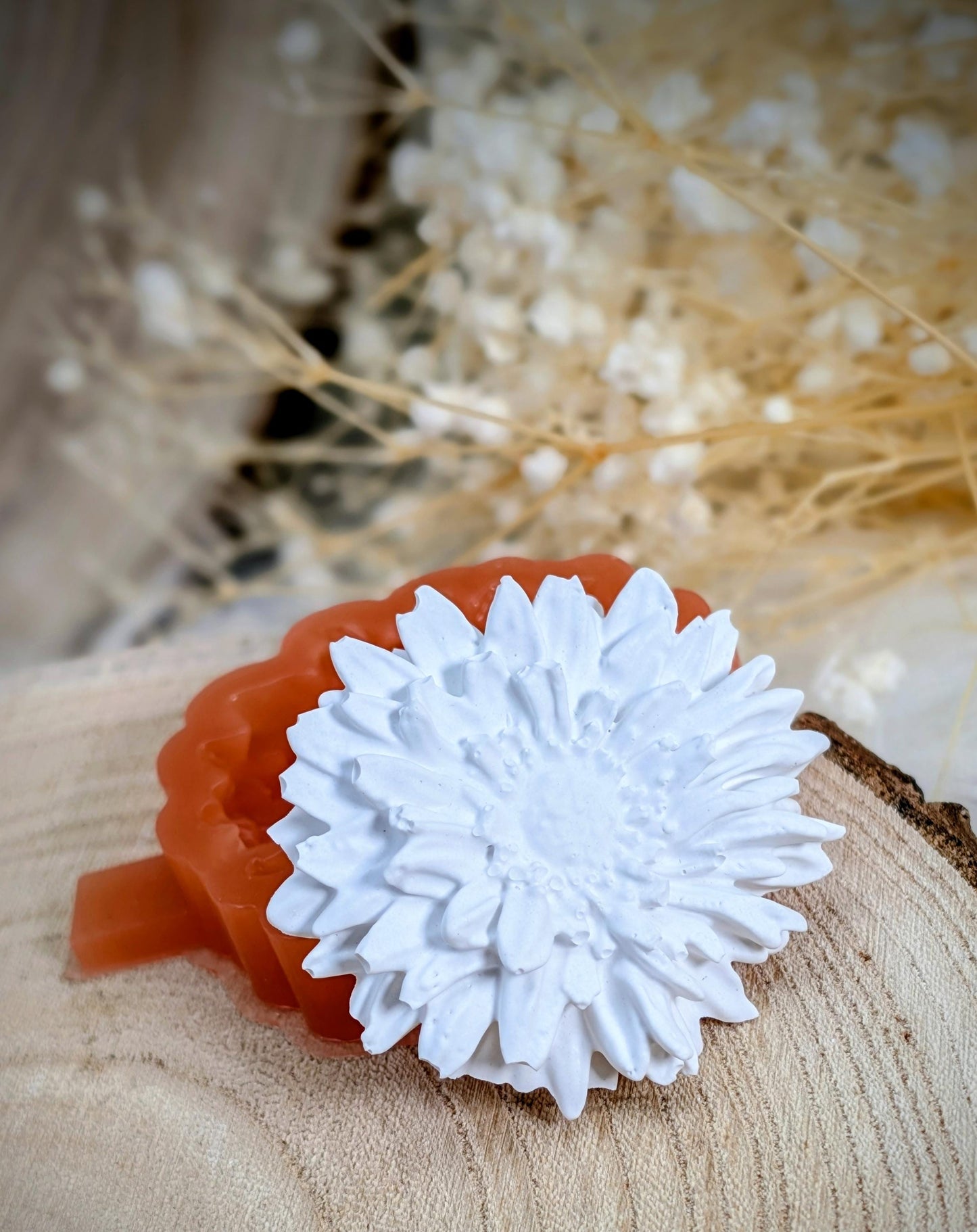 Silikonform Chrysantheme / Blüte / Gartendeko / Blumen / Raysin / Silikonform