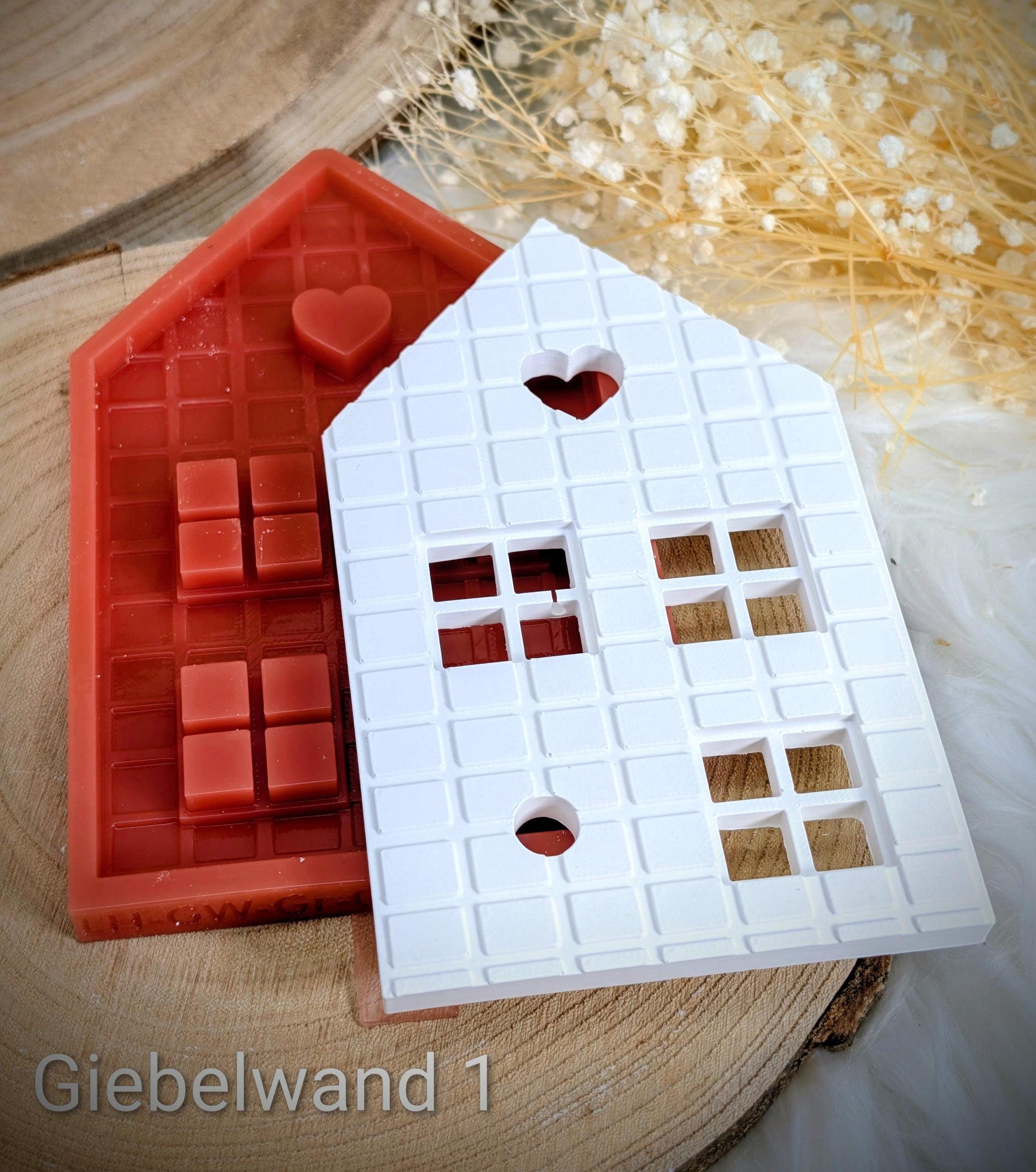 Silikonform für Lichthäuschen / Dekohäuschen / Standardhaus / Vogelhäuschen / Pflanzhäuschen / Raysin / Silikonform