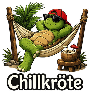 Chillkröte / DTF Print / Bügelbild / Bär / Unisex