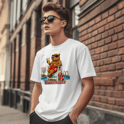 Bademeister / DTF Print / Bügelbild / Bär / Unisex