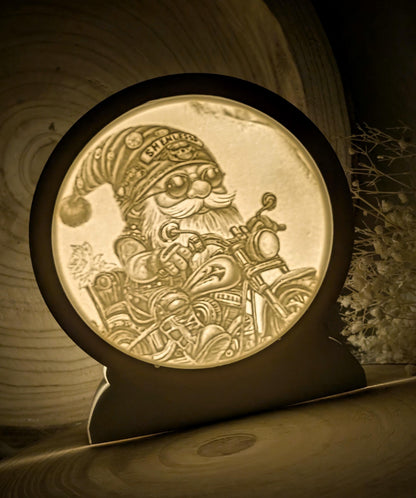 Loop Lampe/ Ho Ho Harley / Premium-Qualität / Lampe / Lithophane / Gießform / Raysin / Silikonform