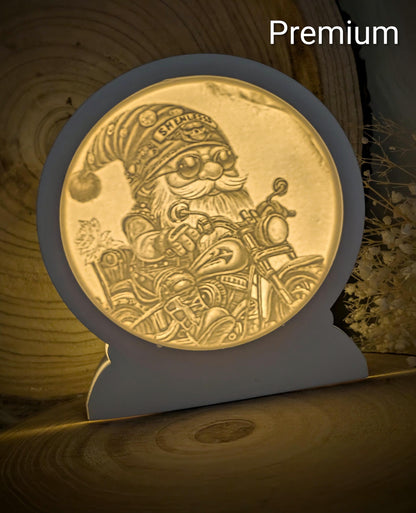 Loop Lampe/ Ho Ho Harley / Premium-Qualität / Lampe / Lithophane / Gießform / Raysin / Silikonform
