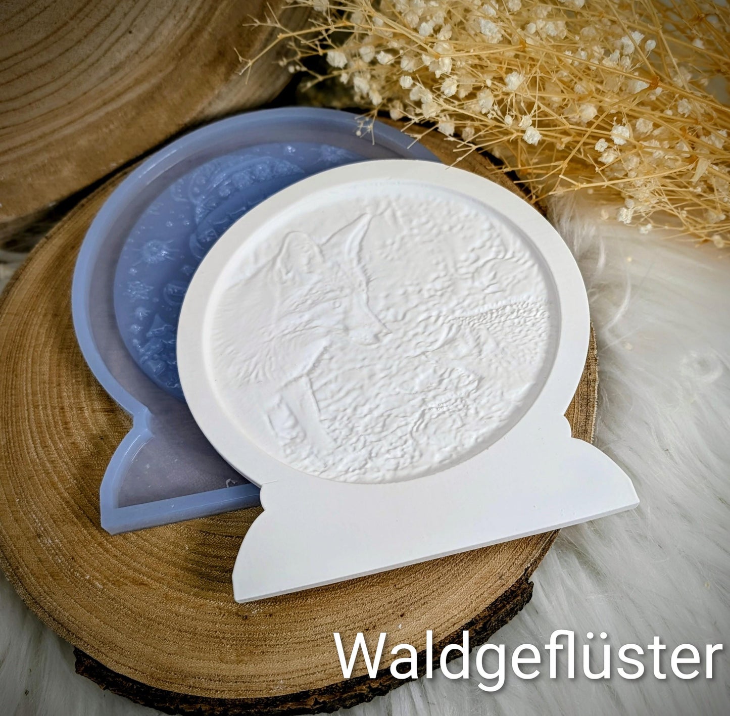 Loop Lampe/ Waldgeflüster / Premium-Qualität / Lampe / Lithophane / Gießform / Raysin / Silikonform