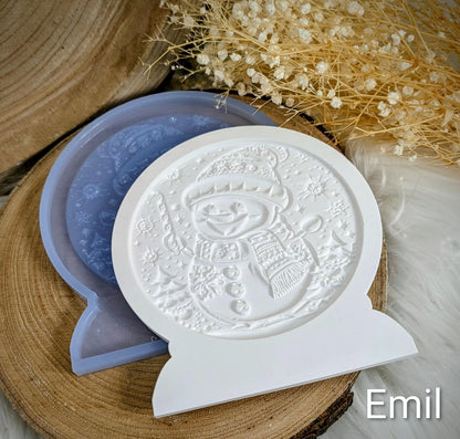 Loop Lampe/ Emil / Schneemann / Premium-Qualität / Lampe / Lithophane / Gießform / Raysin / Silikonform