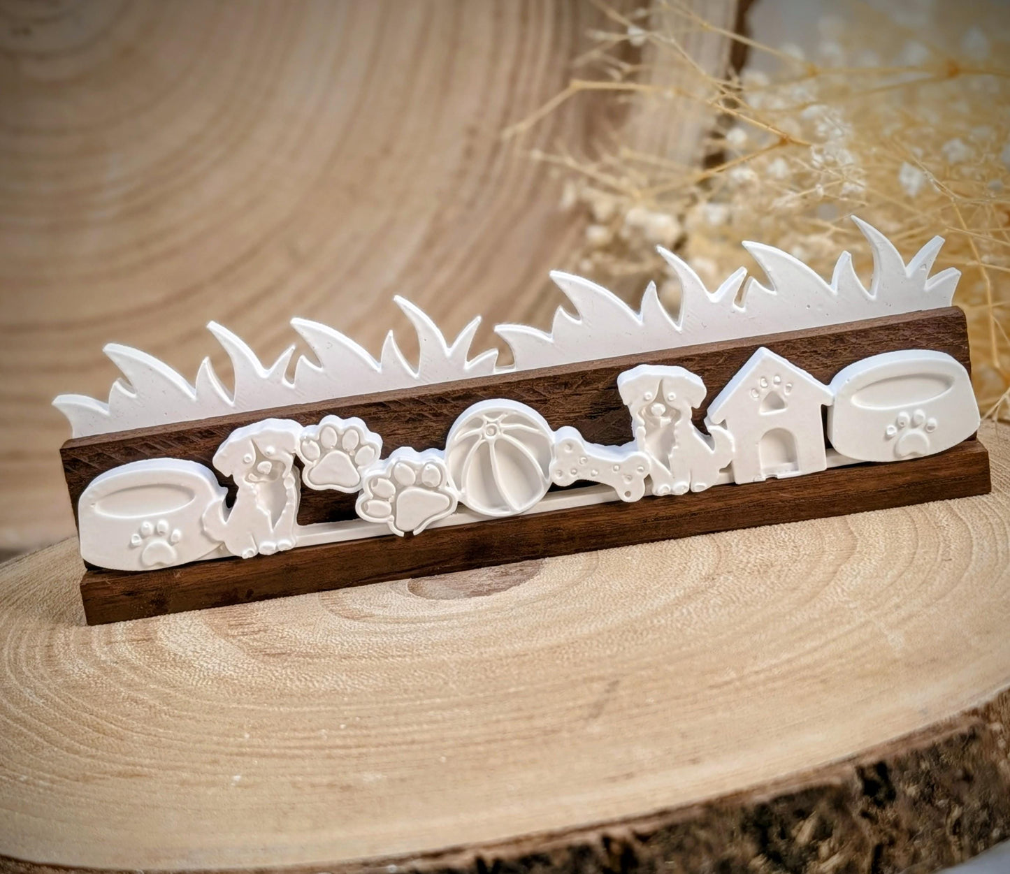 Motivleiste / Schnüffelnase/ Silikonform für Klötzchen / 160x22x8 mm / Silikon Klötzchen Gießform /Gießform Klötzchen