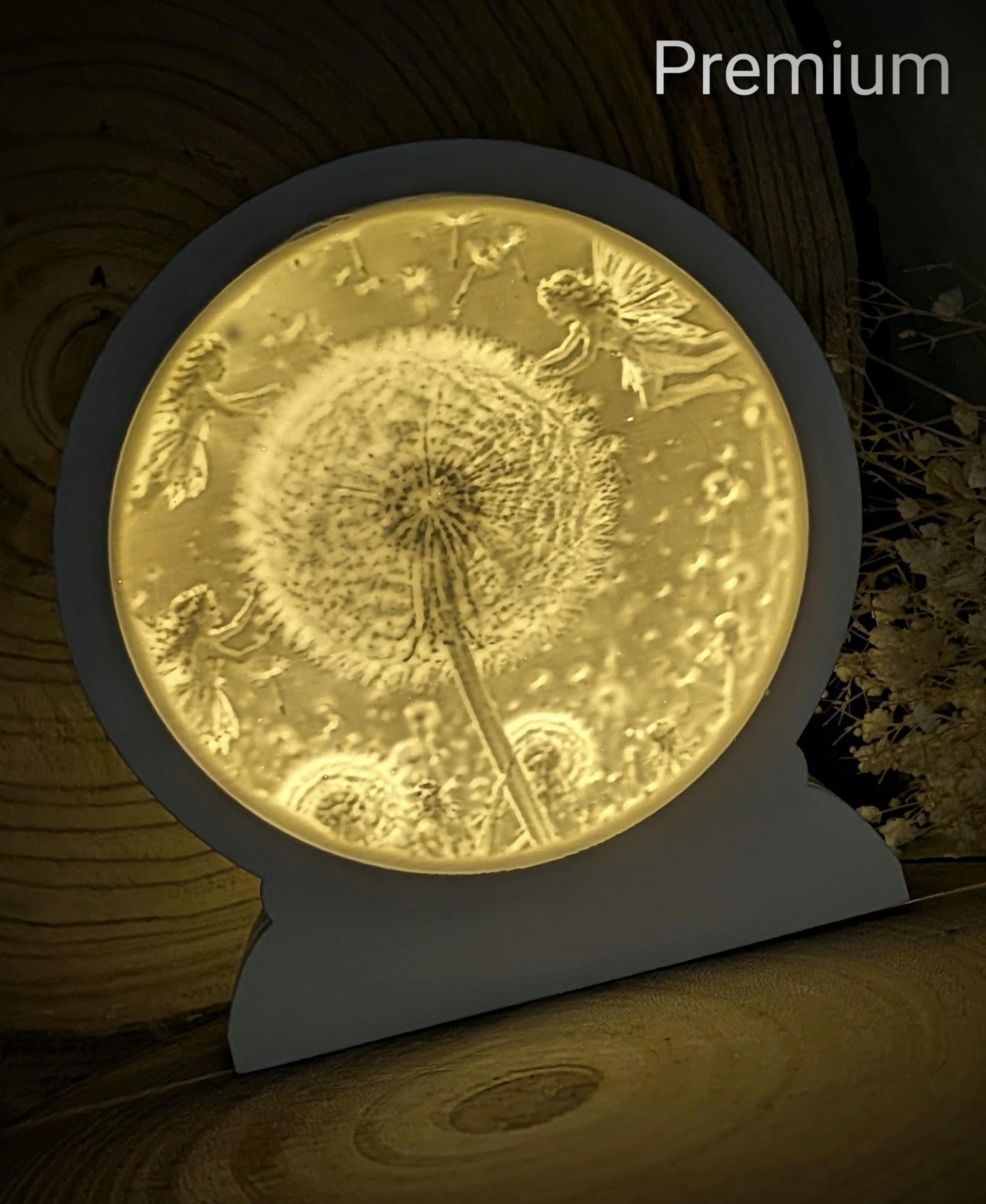 Loop Lampe/ Frieda Pustefix / Fee / Pusteblume / Premium-Qualität / Lampe / Lithophane / Gießform / Raysin / Silikonform