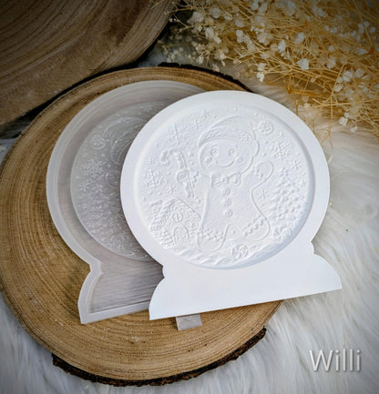 Loop Lampe/ Willi / Lebkuchen / Premium-Qualität / Lampe / Lithophane / Gießform / Raysin / Silikonform