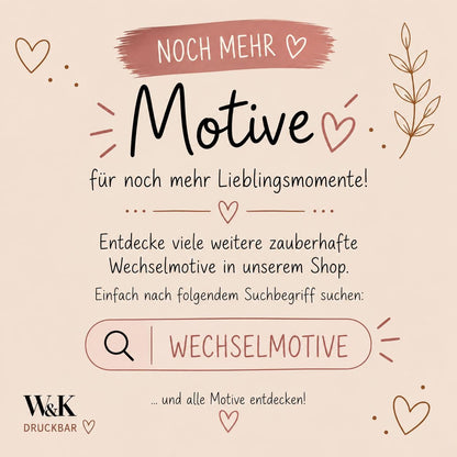 Lithophane-Wechselmotiv / Wichtelweisheit / für LichtQuartett und Kamin / Premium-Qualität / Lampe / Lithophane / Gießform / Raysin