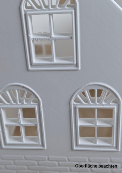 Silikonform für Lichthäuschen / Insa / Standardhaus / Lichthaus mit Dach / Raysin / Silikonform