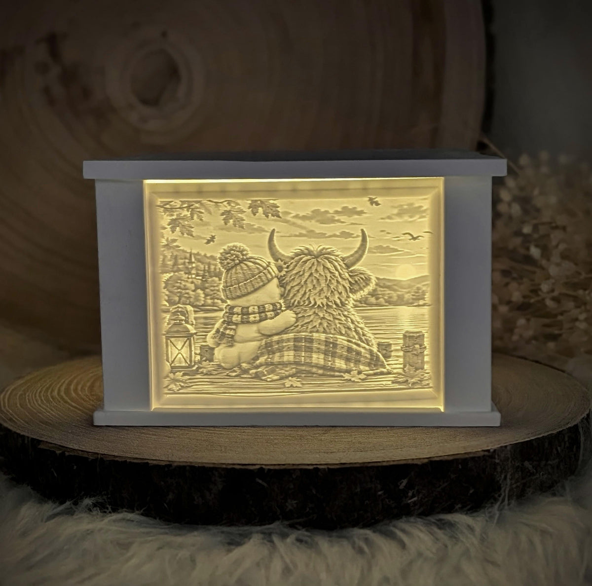 Lithophane-Wechselmotiv / Lieblingsmoment / für LichtQuartett und Kamin / Premium-Qualität / Lampe / Lithophane / Gießform / Raysin