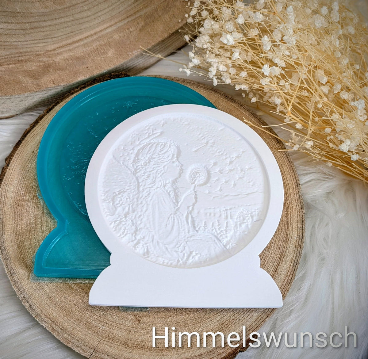 Loop Lampe/ Himmelswunsch / Engel / Premium-Qualität / Lampe / Lithophane / Gießform / Raysin / Silikonform