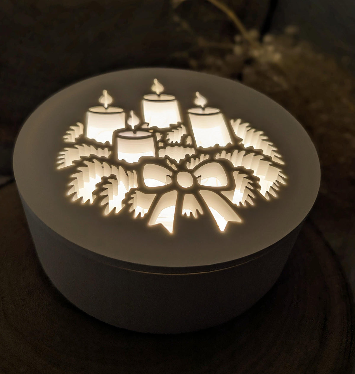Silikonform Deckel für Schale / Adventszauber / Raysin / Silikonform