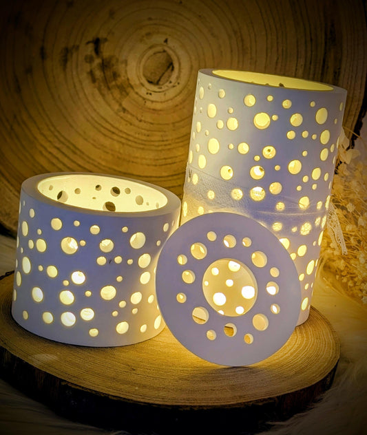 Silikonform Deckel für Lichtkranz V3/ Punkt für Punkt / Raysin / Silikonform