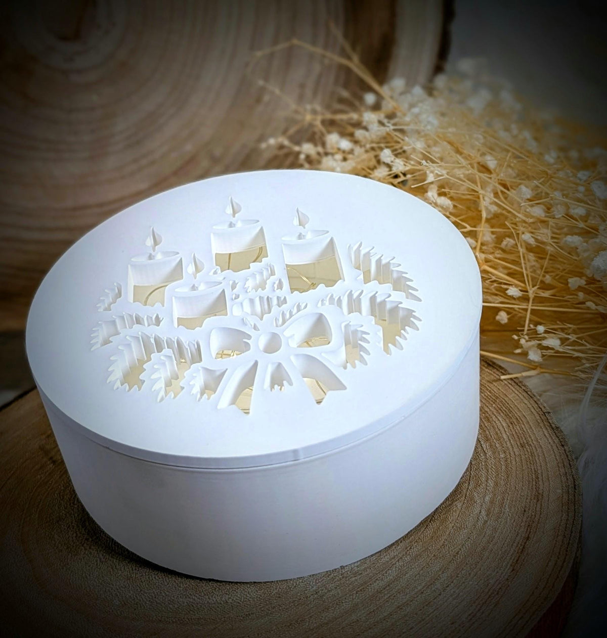 Silikonform Deckel für Schale / Adventszauber / Raysin / Silikonform