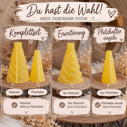 Silikonform für Zauberbaum / Lichtzauber / Gießform / Raysin / Silikonform