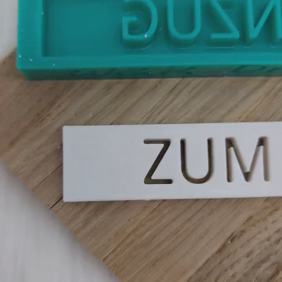 Klötzchen Gießform / ZUM EINZUG / Silikonform für Klötzchen / 160x22x8 mm  / Silikon Klötzchen Gießform /Gießform Klötzchen