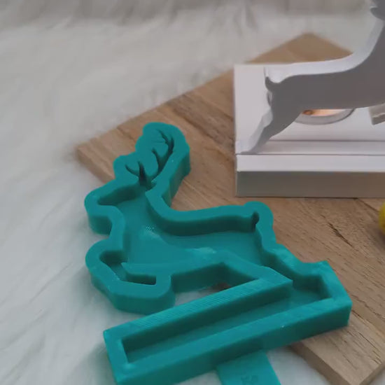Silikonform Elch für Einschieber / Elch / Set / Teelichthalter / Einschieber / Raysin / Silikonform