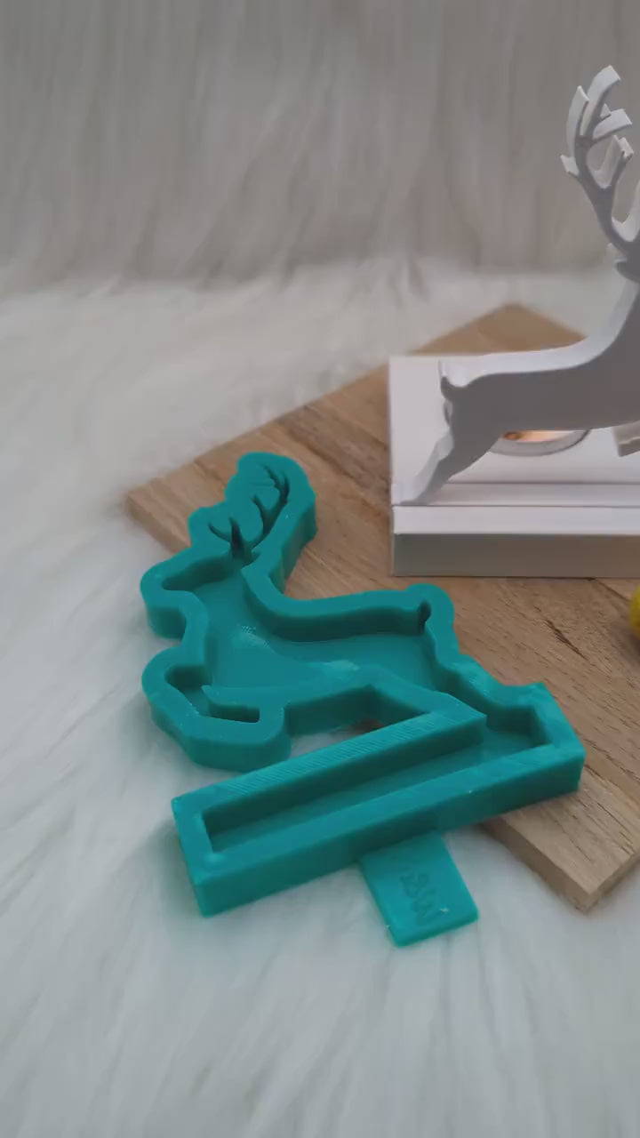 Silikonform Elch für Einschieber / Elch / Set / Teelichthalter / Einschieber / Raysin / Silikonform