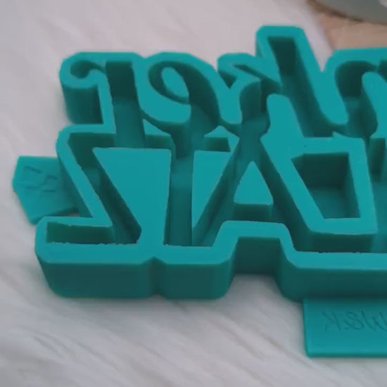Silikonform Ankerplatz  / Ankerplatz / Schriftzug / Gießform / Raysin / Silikonform