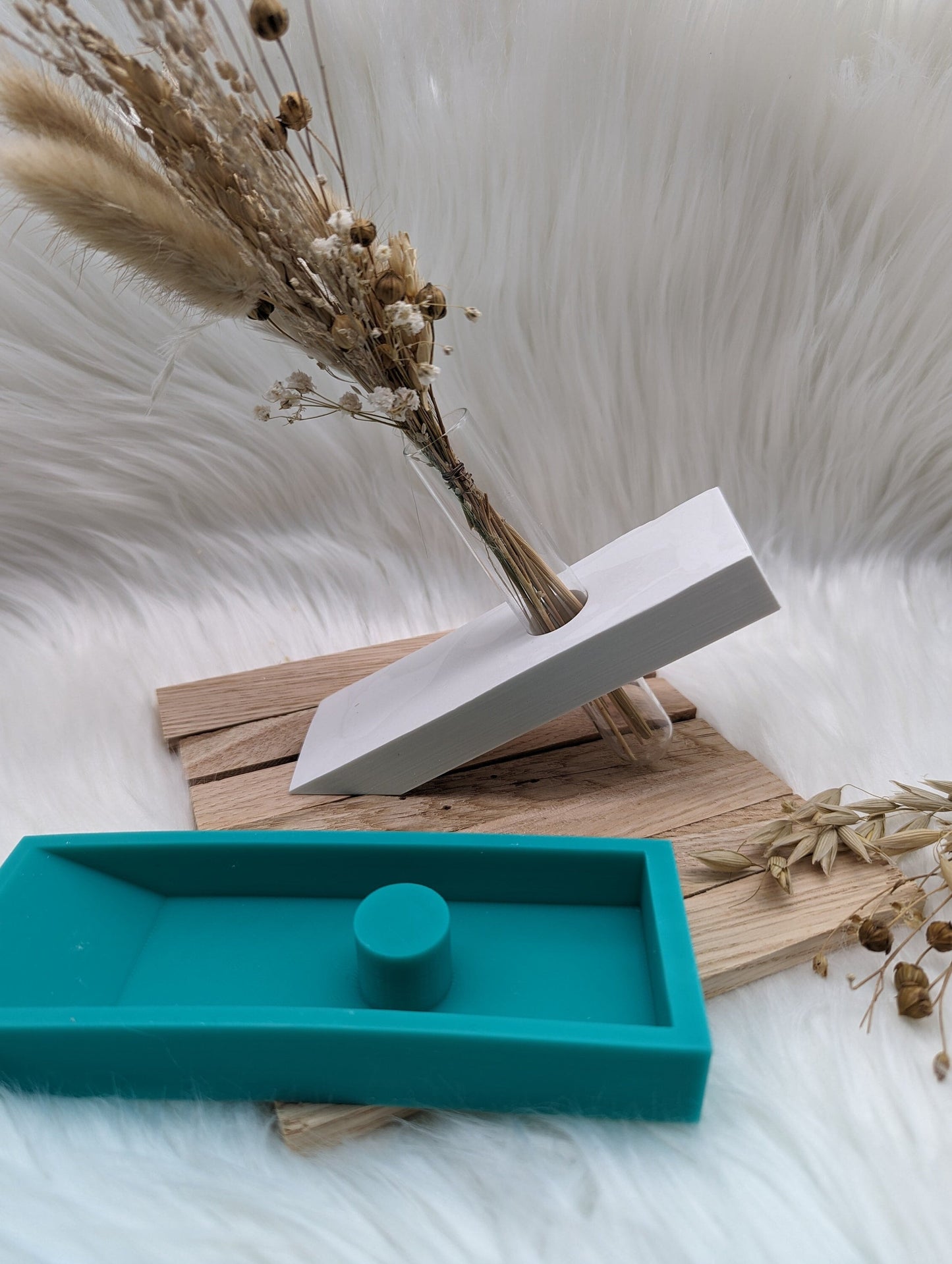 Silikonform für Blumenretter / Reagenzglas Halter / Blumenvase / Raysin / Silikonform