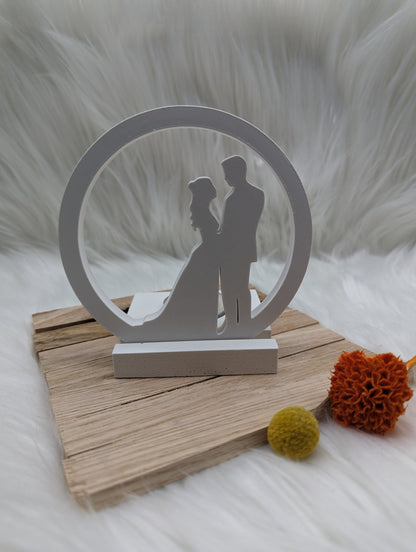 Silikonform Aufhänger Hochzeitspaar / Brautpaar / Wedding / Kranz / Türkranz / Gießform / Raysin / Silikonform