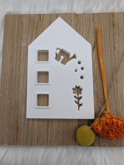 Silikonform für Lichthäuschen / Sommer / Schmetterling / Lichthaus / Lichthaus mit Dach / Raysin / Silikonform